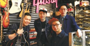 野 佬 成 員（ 左 起 ︰Wilson、 小 胡 、Chris、Ming So）
