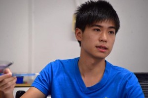  ■前學聯秘書長岑敖暉。